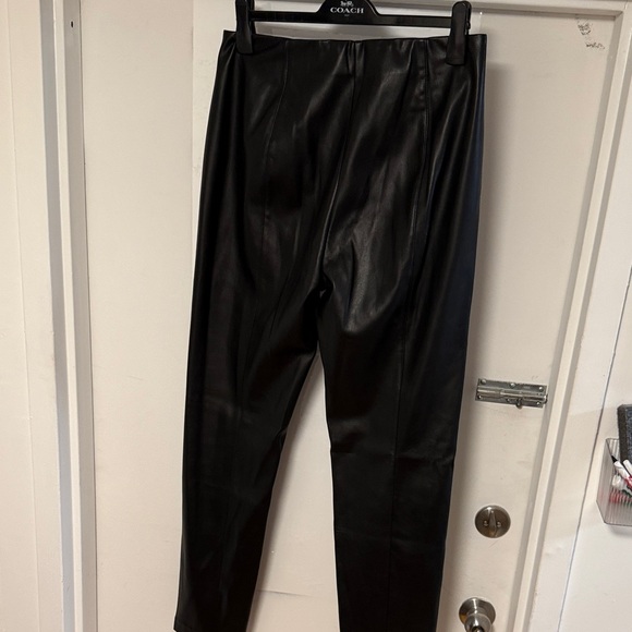 Ann Taylor Black Vegan Leather pants - Picture 5 of 5